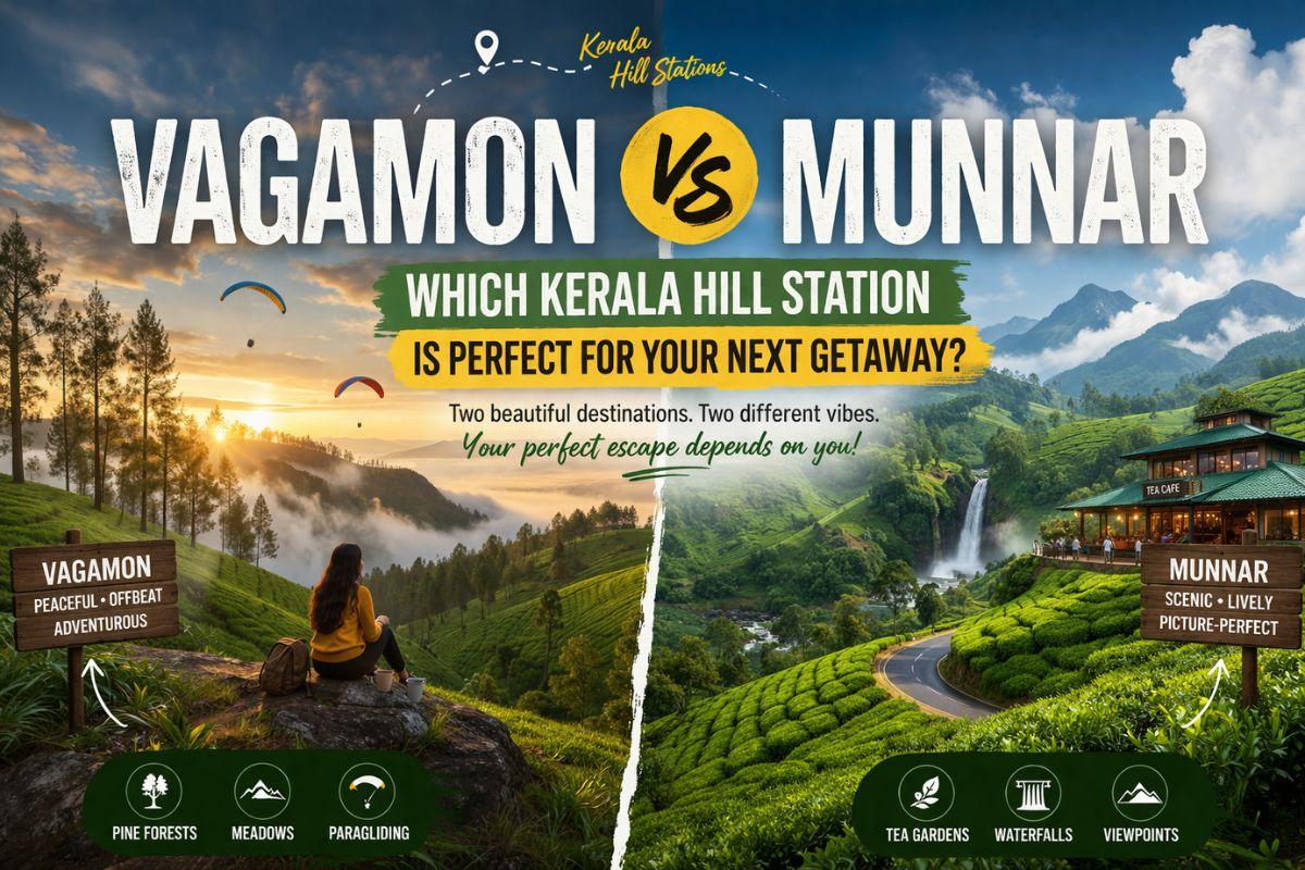Vagamon vs Munnar: Which Kerala Hill Station is Perfect for Your Next Getaway?